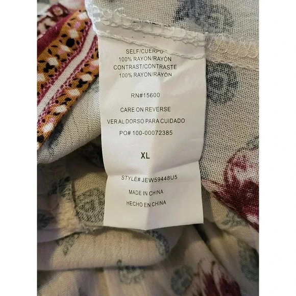 Boho Print Top - Picture 5 of 5